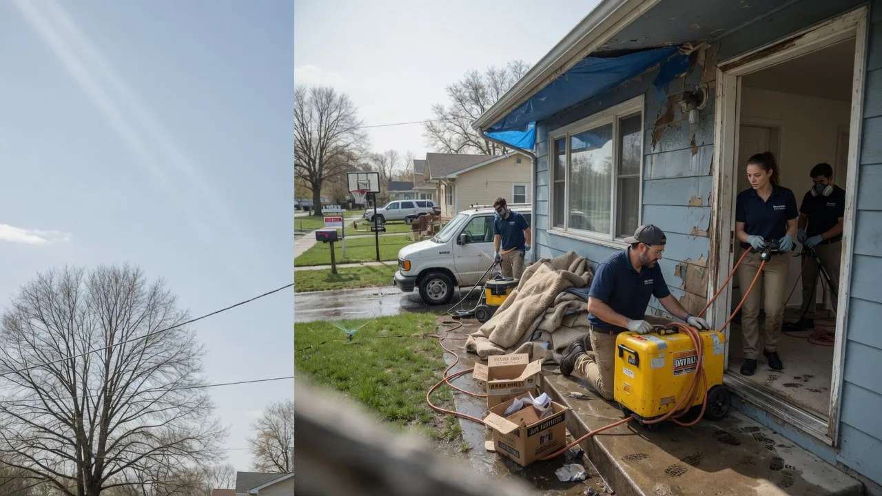 Basement Flood Cleanup in Westerville, NE near me